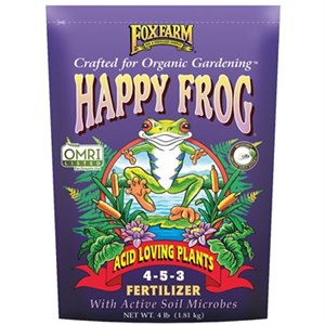 Foxfarm 4lb Happy Frog Acid Loving Plants Organic Fertilizer