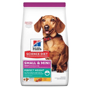 Hill's Science Diet Adult Perfect Weight Small & Mini Chicken Recipe dog food - 4lbs