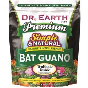 1.5 lb Dr. Earth Premium Bat Guano 10-3-1