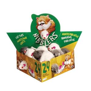 Hagen Catit Nibblers Fur Mice Cat Toy, Deluxe Fur Mice - small mice