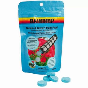 Raindrip R680CB Bloom & Grow Plant Food Tablets 15-15-15 - 30 Count