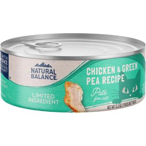 Natural Balance Limited Ingredient Chicken & Green Pea Recipe Wet Cat Food - 5.5oz