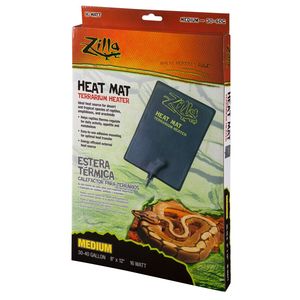 Zilla 30-40gl Terrarium Heat Mat - 8in x 12" 16watt