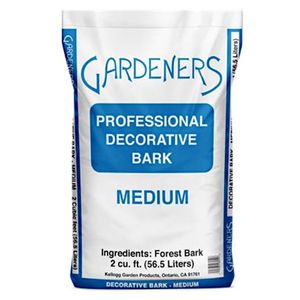 GARDENERS MEDIUM DECORATIVE BARK - 2 CU FT