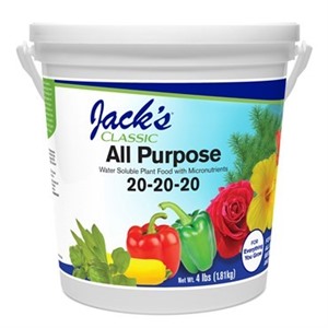 4 lb Jack's Classic All Purpose Plant Food 20-20-2