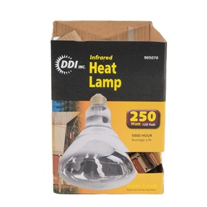 DDI Inc. CLEAR Infrared Heat Lamp - 250watt