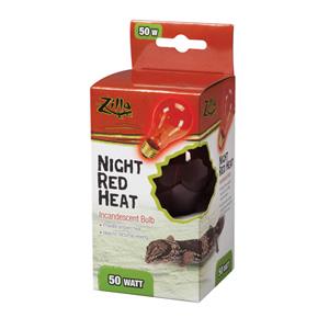 Zilla Incandescent Bulbs Night Red - 50 W