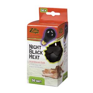 Zilla Incandescent Bulbs Night Black - 50 W