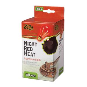 Zilla Incandescent Bulbs Night Red - 150 W