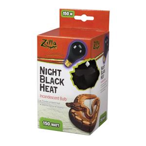 Zilla Incandescent Bulbs Night Black - 150 W