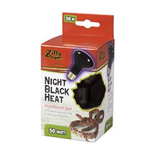 Zilla Incandescent Spot Bulbs Night Black - 50 W