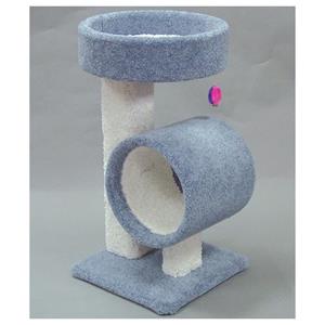 North American Pet Kitty Pedestal W/ Tall Tunnel 34in 