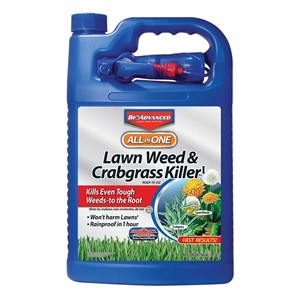 BioAdvanced® All-in-One Lawn Weed & Crabgrass Killer - 1gal - Ready-to-Use - Trigger Spray