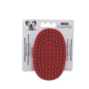 Hagen Le Salon Essentials Dog Rubber Grooming Brush with Loop Handle - Red