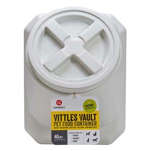  Vittles Vault Outback Stackable Pet Food Container White - 40 lb