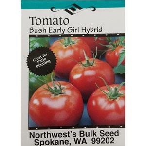 10seeds Tomato Early Girl Bush
