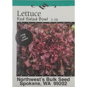 3.5gr Lettuce Red Salad Bowl