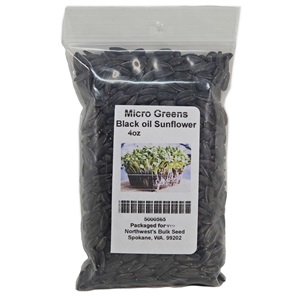 Northwest Seed & Pet Micro Greens Black Oil Sunflower - 4oz