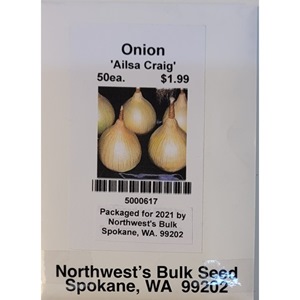 50 seed Onion Ailsa Craig