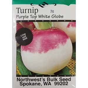 7gr Turnip Purple Top White Globe