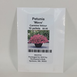10ea Petunia Wave Carmine Velour