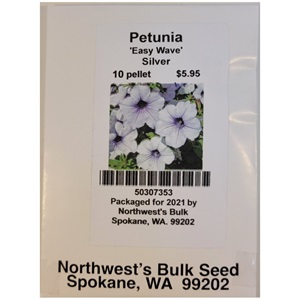 10ea Petunia Easy Wave Silver