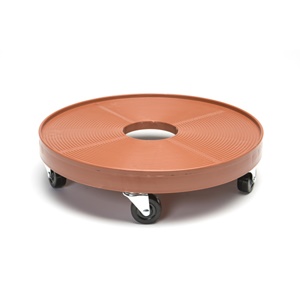 DeVault Plant Dolly With Hole Terra Cotta - 16 in