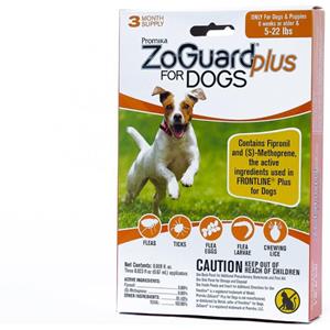 ZoGuard Plus for Dogs - 5-22lb, 3pk
