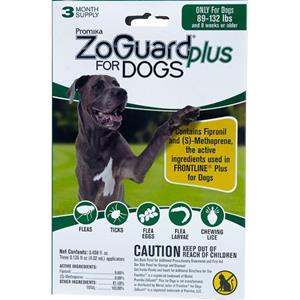 ZoGuard Plus for Dogs - 89-132lbs, 3pk