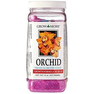 Grow More Premium 30-10-10 Orchid Food - Growth Formula - 15oz