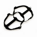 Petmate Standard Nylon Dog Harness Black 3/8 X 8-14in
