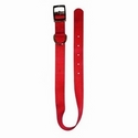 Petmate Standard Nylon Adjustable Dog Collar Red 1 X 26in 2ply