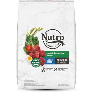 Nutro Products Natural Choice Large Breed Adult Dry Dog Food Lamb & Brown Rice - 30 lb