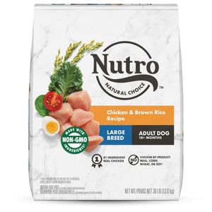 Nutro Products Natural Choice Large Breed Adult Dry Dog Food Chicken & Brown Rice - 30 lb