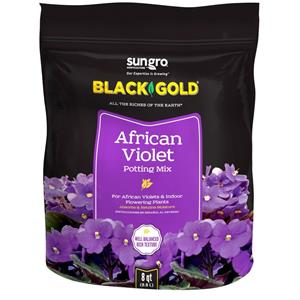 Black Gold® Natural & Organic African Violet Potting Mix- 8qt