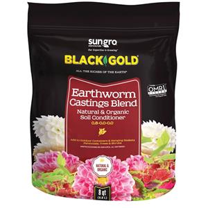 Black Gold EarthWorm Castings 0.8-0.0-0.0 - 8qt