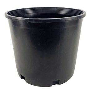 HC Companies® Trade Squat Nursery Pot - Black - 5gal