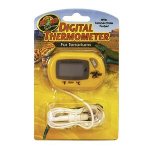  Zoo Med Digital Terrarium Thermometer Yellow