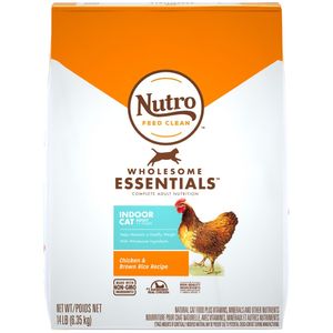 Nutro Wholesome Essentials Healthy Weight Indoor Adult Dry Cat Food Chicken & Brown Rice - 14 lb