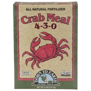 Down To Earth Crab Meal 4-3-0 - 5lb - OMRI Listed®