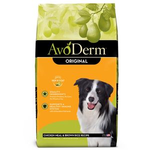 AvoDerm Natural Original Chicken Meal & Brown Rice Dry Dog Food - 30 lb