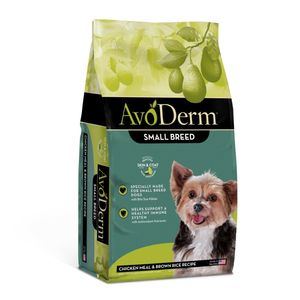  AvoDerm Natural Chicken Meal & Brown Rice - Small Breed Dry Dog Food - 3.5 lb
