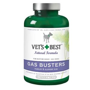 Vet's Best Gas Busters Tablets - 90 ct