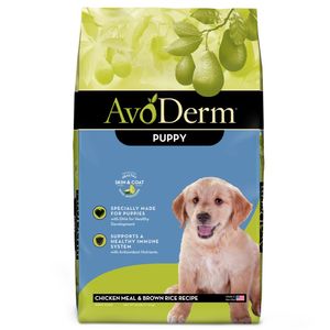 AvoDerm Natural Chicken Meal & Brown Rice - Dry Puppy Food - 26 lb