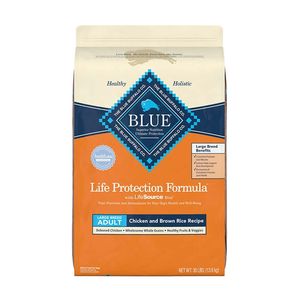 Blue Buffalo Life Protection Formula® Chicken & Brown Rice Recipe Large Breed Adult Dog Food -30Lbs