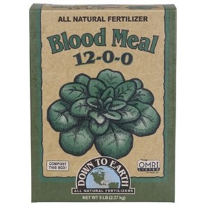 Down To Earth Blood Meal 12-0-0 - 5lb - OMRI Listed®