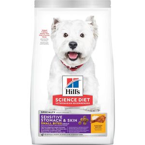 Hill's Science Diet Adult Sensitive Stomach & Skin Small Bites Dog Food - 30lbs
