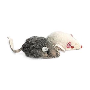 Spot Plush Mice Rattle & Catnip Cat Toy Assorted - 4.5 in, 2 pk