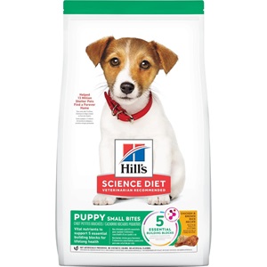 Hill's Science Diet Puppy Small Bites Chicken & Brown Rice Recipe - 12.5lbs