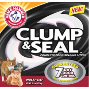 Arm & Hammer Clump & Seal Multi-Cat Litter, 28 Lb